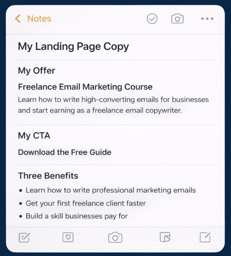 Landing Page Structure