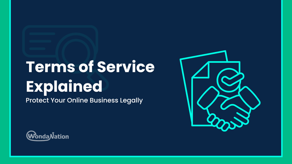 Terms of Service Explained Protect Your Online Business Legally Feature Image