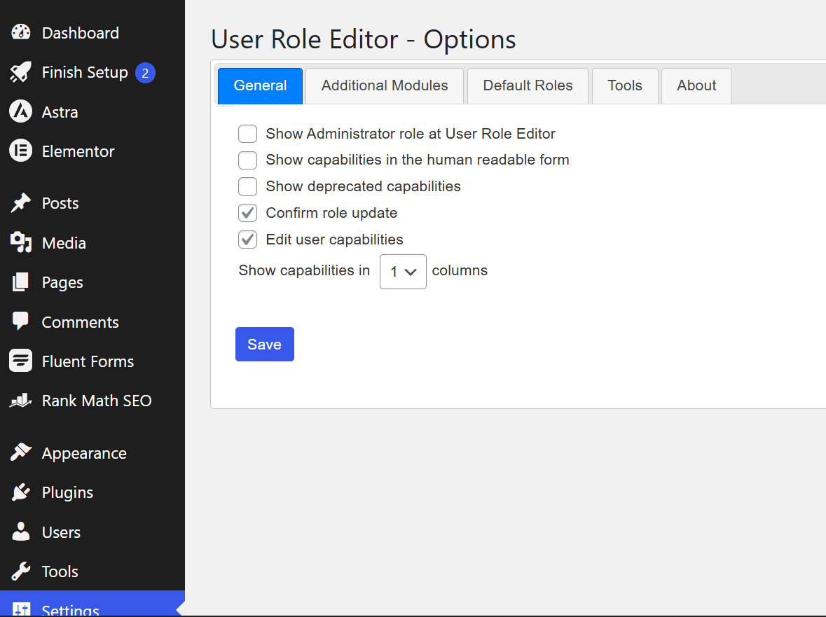 WordPress User Roles and Permissions: Control Who Can Do What User Role Editor Plugin Interface