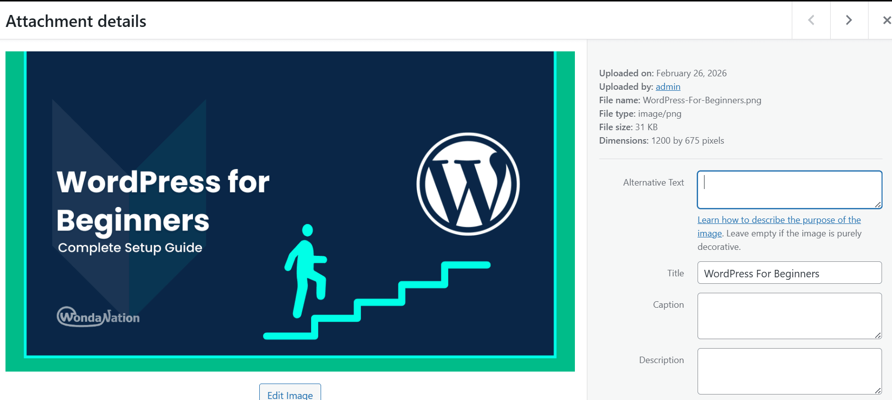 WordPress Media Library
