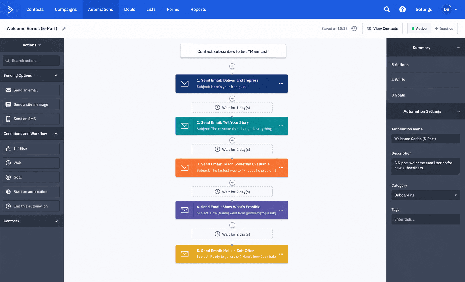 Email Automation Workflow
