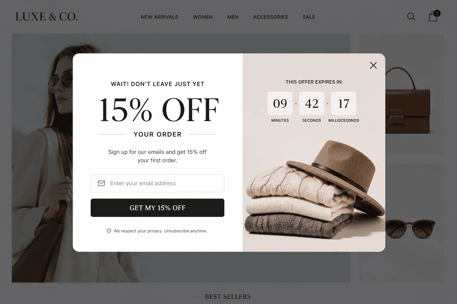 Lead Magnet Ideas: Create Opt-In Offers That People Actually Want Exit intent Popup Offering