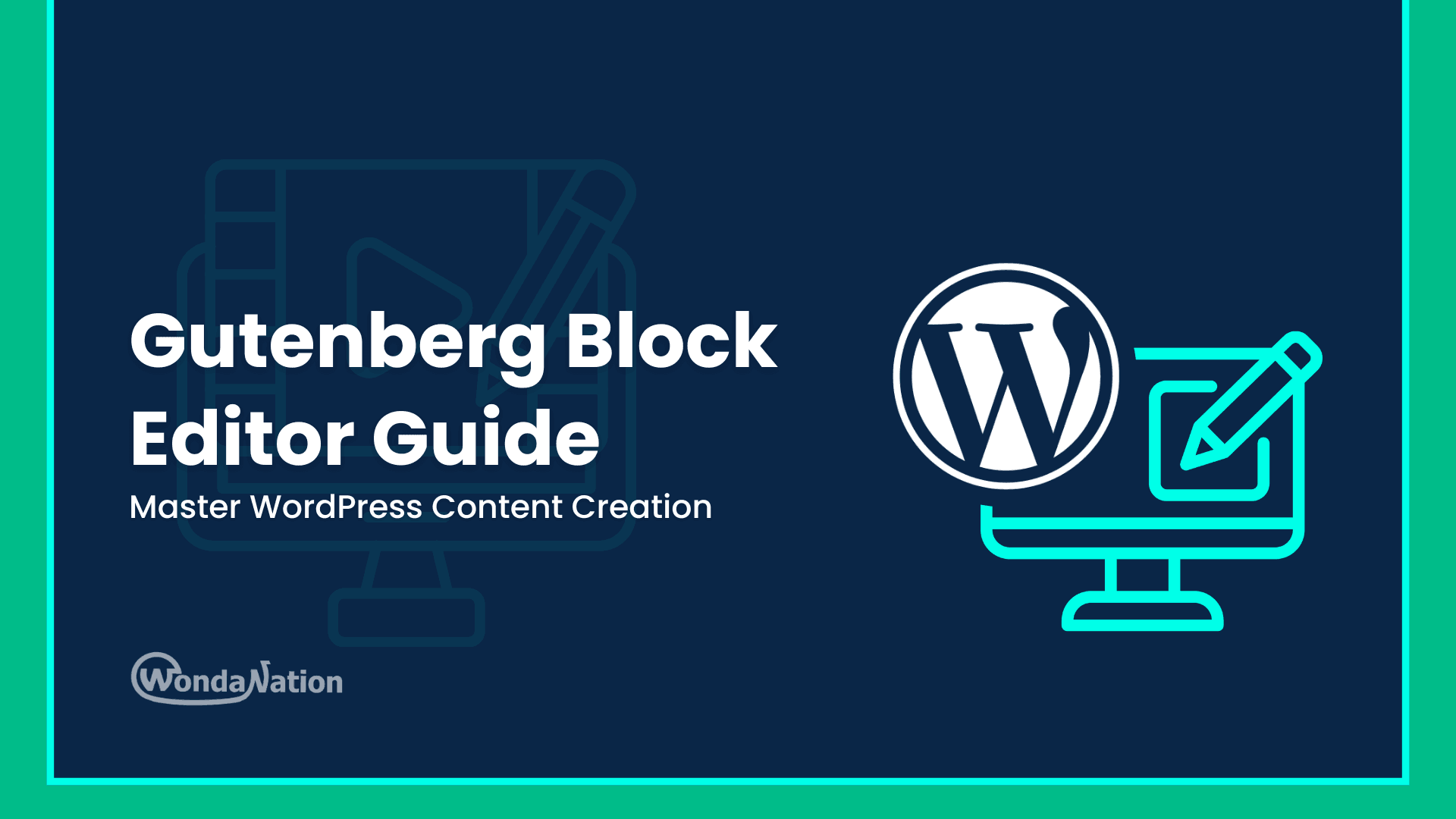 Gutenberg Block Editor Guide Master WordPress Content Creation