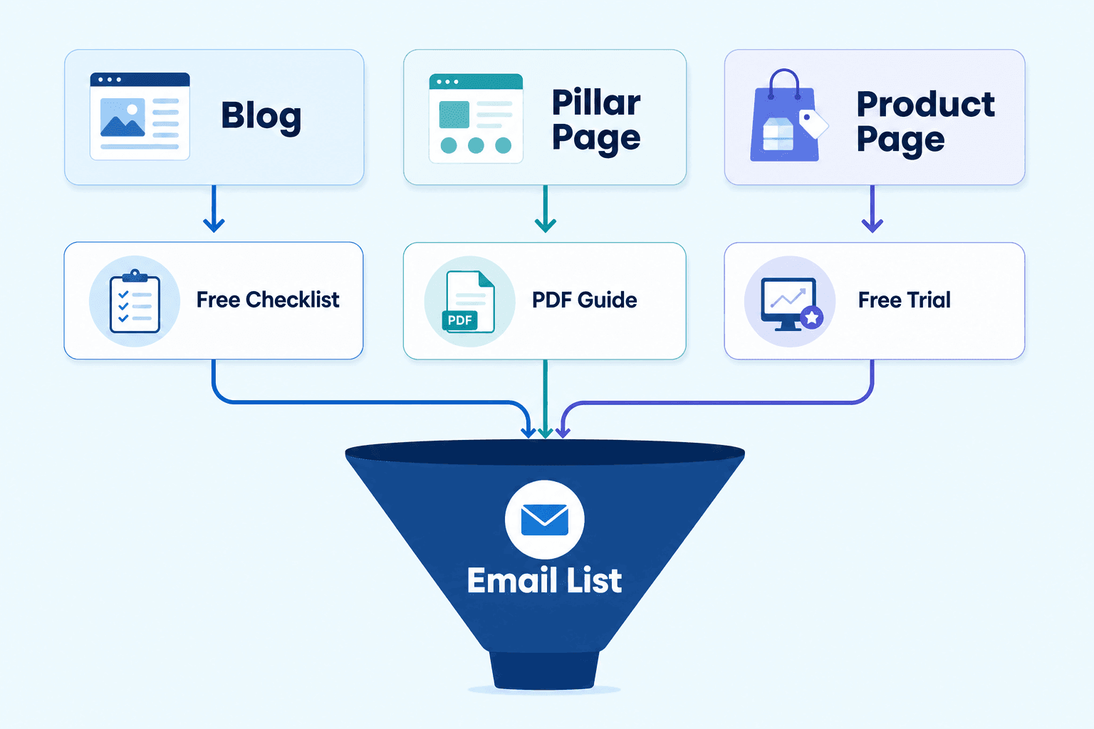 Lead Magnet Ideas: Create Opt-In Offers That People Actually Want Site Map Funnel