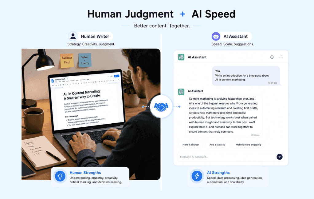 human judgment and ai speed