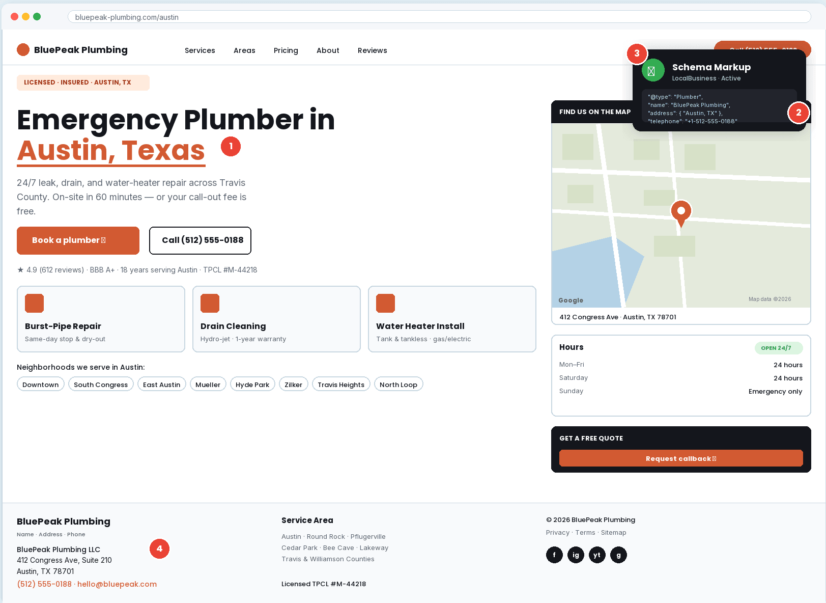 Local Service Landing Page