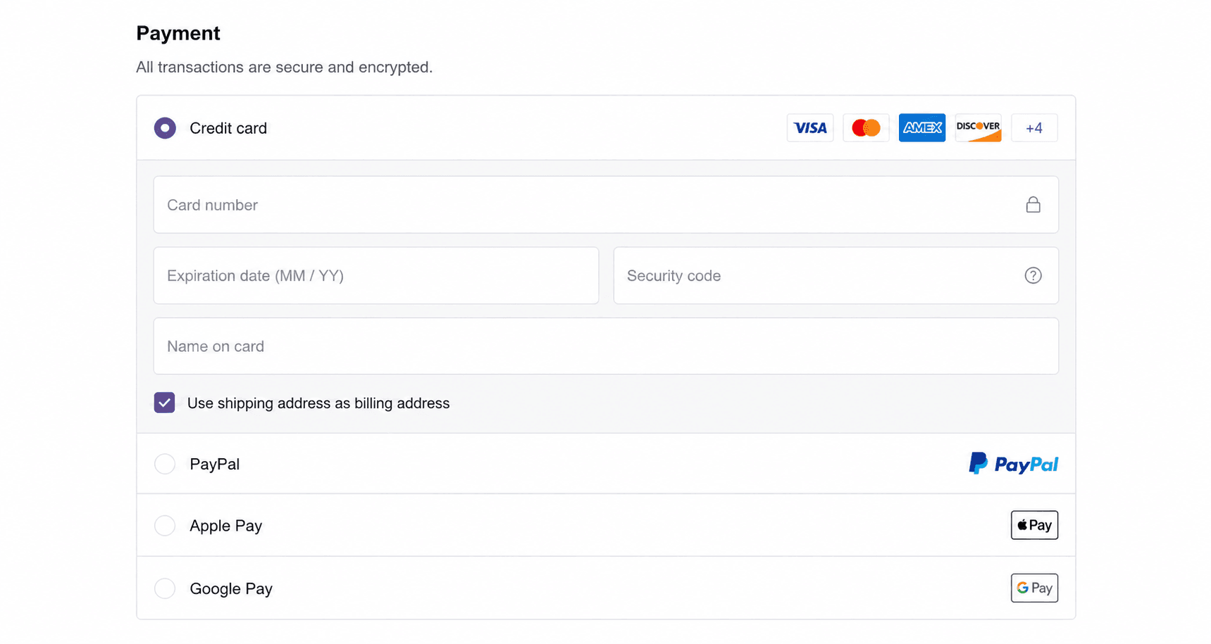 woocommerce checkout with multiple payment options